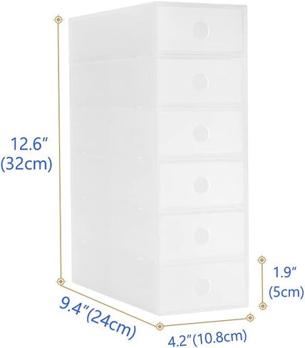 وحدة أدراج صغيرة من بولاند، مجموعة أدراج تنظيم تخزين مدمجة للمنزل، الحمام، المكتب، سطح الطاولة، المكتب in Kuwait