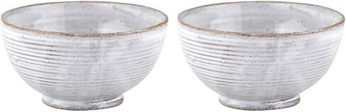47th & Main Ceramic Kitchenware 6.69-inches, Textured White Bowl in Saudi Arabia