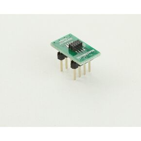 (Qty 2) Proto-Advantage DR100D254P08F Dual Row 1.00mm Pitch 8-Pin Female Header to DIP-8 Adapter
