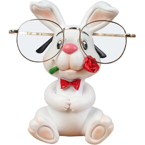 Animal Glasses Holder Stand,Cute Elephant Eyeglass Stand Holder Decorative Glasses Stand Sunglasses Display Stand Glasses Accessories for Desktop Decor and Gifts