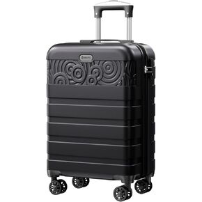 Krute Suitcase with Wheels, 28-Inch Hardside Luggage PC+ABS Checked Luggage with TSA Lock Lightweight AppleGreen