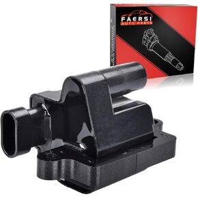 FAERSI Ignition Coil Pack of 8 Replacement for Cadillac Escalade, Chevy Silverado, Avalanche, Express 3500, Suburban, Tahoe, GMC Sierra, Savana, Yukon - 4.8L 5.3L 6.0L 6.6L 8.1L UF271 D581 12558693