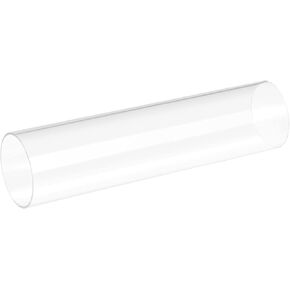 MECCANIXITY Acrylic Pipe Rigid Round Tube Clear 44mm(1.7") ID 50mm(2") OD 305mm(12") for Lamps and Lanterns,Water Cooling System