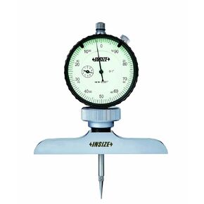 INSIZE 2341-2E2 Dial Depth Gage, 0.001" Dial Indicator Graduation, 0" - 12"
