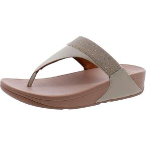 FitFlop Women's Lulu Opul-Trim Leather Toe-Post Sandals