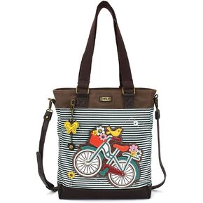 CHALA Work Tote - Pig - Pink Stripe