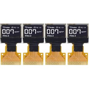 LCD Display Module - Organic Light Emitting Diode Display Module, Mini Monitor Module, 4PCS 0.42inch, SPI IIC Interface, 70x40 Resolution, Low Power Mini Monitor for DIY Projects