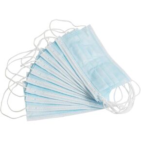 Hosley® 3-Ply Disposable Face Masks with Ear-loop for Daily Safety dust Essential Protection