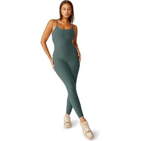 Beyond Yoga Spacedye Uplevel Midi Women’s Jumpsuit - Moisture-wicking - Polyester-lycra Blend - UV Protection Blue Gem Heather MD (US Women's 6-8) One Size in Saudi Arabia
