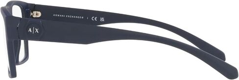 Armani Exchange Men's Ax3097f Low Bridge Fit Square Prescription Eyewear Frames in Saudi Arabia