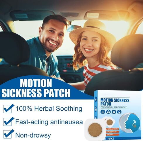 20 قطعة من رقعة دوار الحركة، رقعات دوار البحر لركوب السيارات والقوارب، ورحلات الرحلات البحرية والطائرات، سريعة المفعول ولا توجد آثار جانبية in Kuwait