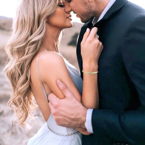 Praelinos Minimalistic Bracelets for Women White/Rose Gold Plated Charm Silver Tone Bracelet 5A Cubic Zirconia Jewelry Christmas Birthday Valentine Mother's Day Gifts for Mom Women Girlfriend Wife Her in Kuwait