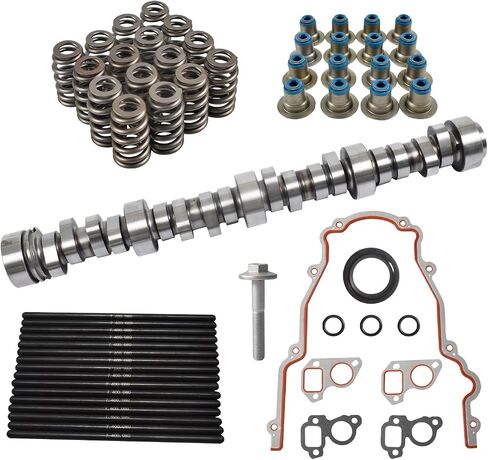 LS Stage 3 Truck Camshaft Kit Fit for 1999-2013 4.8 5.3 6.0 6.2 LS1 LS2 LS6 (Include Stage Ⅲ V2 Cam, 7.400 Pushrods, Springs) in Saudi Arabia