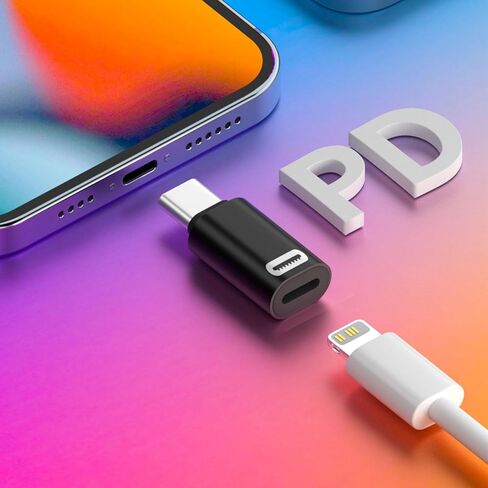 Fidioto for Lightning Female to USB C Male Adapter, for Lighting to USB C Adapter Charging for iPhone 15/15 Pro/15 Pro Max/15 Plus,iPad Air, Samsung, Support Data Transfer and Charging(2Pack) in Saudi Arabia