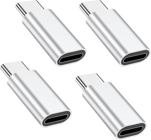 Fidioto for Lightning Female to USB C Male Adapter, for Lighting to USB C Adapter Charging for iPhone 15/15 Pro/15 Pro Max/15 Plus,iPad Air, Samsung, Support Data Transfer and Charging(2Pack) in Saudi Arabia