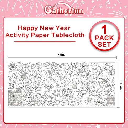 World Map Giant Coloring Poster - 31.5X 72 Inches - Versatile Classroom Wall Décor & Birthday Activity - Perfect as World Map Poster or Table Cover for School Parties and Special Events in Kuwait