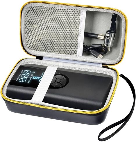 حافظة متوافقة مع Fanttik X8/ لمنفاخ الإطارات Convtoya ضاغط هواء محمول 150 رطل لكل بوصة مربعة، مضخة هواء لإطارات السيارة، حامل تخزين لأنبوب الهواء، المحول والملحقات الأخرى (الصندوق فقط) in Kuwait