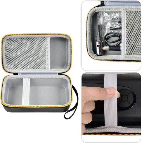 حافظة متوافقة مع Fanttik X8/ لمنفاخ الإطارات Convtoya ضاغط هواء محمول 150 رطل لكل بوصة مربعة، مضخة هواء لإطارات السيارة، حامل تخزين لأنبوب الهواء، المحول والملحقات الأخرى (الصندوق فقط) in Kuwait