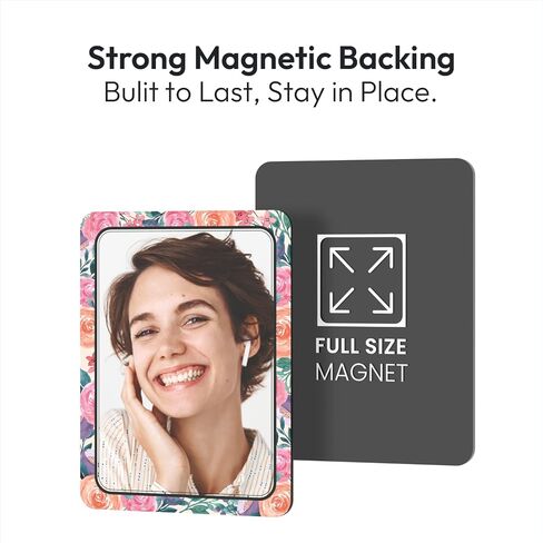 Locker Mirror Magnetic for School and Office, Strong Magnetic Mirror for Locker, Magnetic Locker Mirror with Colorful Design, Practical Locker Accessories, 1 Pack, 5 inxh x 7 inch in Saudi Arabia