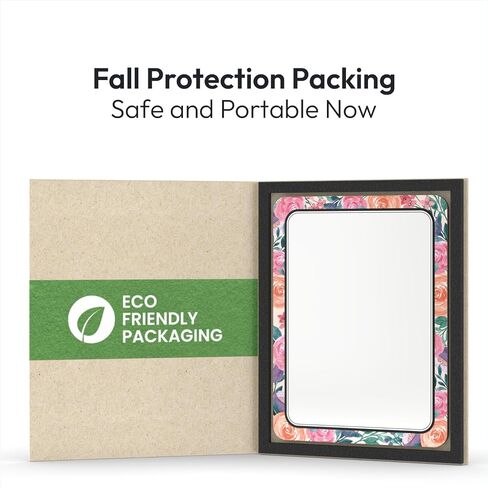 Locker Mirror Magnetic for School and Office, Strong Magnetic Mirror for Locker, Magnetic Locker Mirror with Colorful Design, Practical Locker Accessories, 1 Pack, 5 inxh x 7 inch in Saudi Arabia