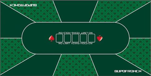 70'' x 35'' Texas Hold'em Poker Mat | Portable Poker Table Top with Classical Print, Hemmed Edges, Smooth Surface, and Simplicity Carrying Bag for Games Everywhere in Saudi Arabia