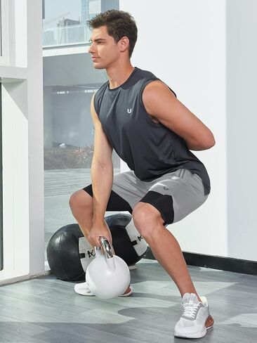 NORTHYARD Men's Mesh 2 in 1 Workout Running Shorts 7" Athletic Gym Shorts with Liner and Phone Pockets in Saudi Arabia