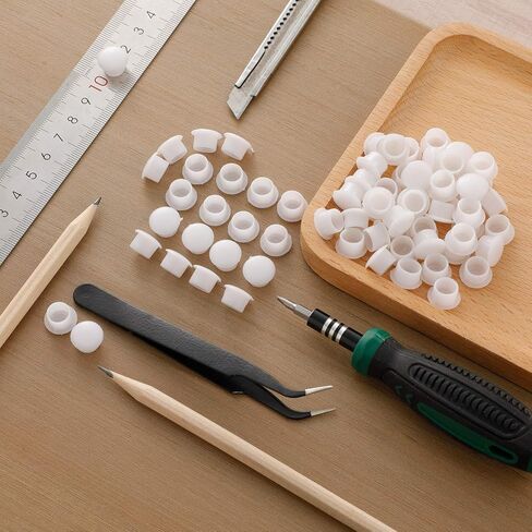Jetec 150 Pieces 10mm (3/8") Plastic Plugs for Holes Hole Plugs Screw Hole Pugs for Door Screw Chair Cabinet Cupboard Shelf in Saudi Arabia