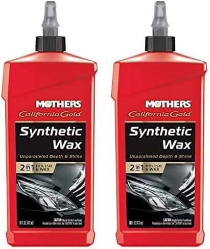 Mothers 05716-6 California Gold Synthetic Wax Liquid - 16 oz, (Pack of 6) in Saudi Arabia