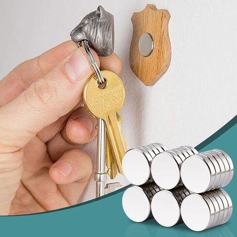 Neodymium Magnets, 0.39x0.08 inch Magnets for Industrial, Round Rare Earth Magnets 80 Pcs in Saudi Arabia