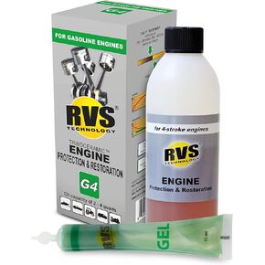 G8 Engine Treatment. for Gasoline Engines with an Oil Capacity up to 9 quarts. Restore and Protect Your Engine, Save Fuel, Increase Power. Safe for All Engines.