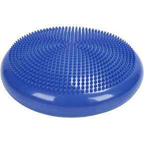 Yoga Balance Cushion, Convenient Use Inflated Stability Cushion Ankle Sprain Protection with Inflator Pump for Home for Fitness Room(Blue)