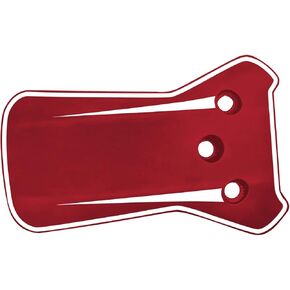 Champro HX Two-Tone Jaw Guard, Black,White, Model Number: HX2GB