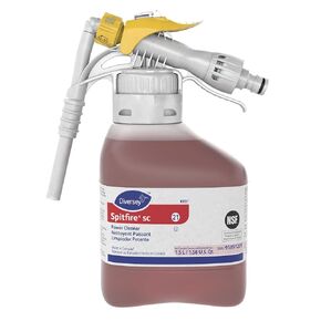 Spitfire 95891201 SC Super Concentrated Power Cleaner, Heavy Duty Degreaser for Shops & Kitchens, Pine Scent, Ready-to-Dispense (RTD) Concentrate, 1.5-Liter