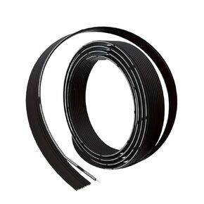 BNTECHGO 22 Gauge Silicone Ribbon Cable Flexible 6P Black 10 ft Flat Cable 22 AWG Stranded Tinned Copper Wire