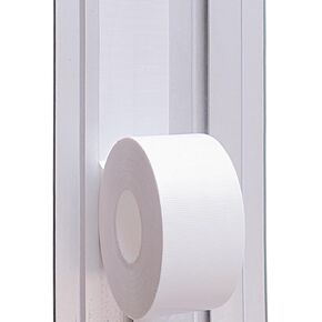 White Window Weather Sealing Tape, Window AC Seal Air Conditioner Sealing Tape, Door and Window Waterproof Weather Stripping Tape for Keep Out Drafts Cold Air Rain Dust Smog(2IN X 99FT)