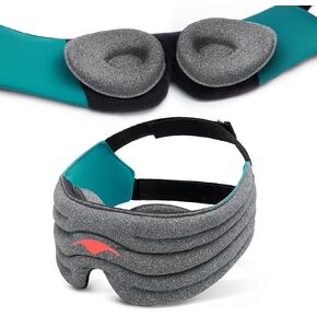 Manta Weighted Sleep Mask – 100% Blackout Weighted Eye Mask for Sleeping, Weighted Eye Mask for Women and Men, Sleep Mask Blackout in Kuwait