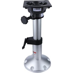 MANUMARINE Aluminum Adjustable Height Locking Boat Seat Pedestals 13.5 Inches to 20 Inches (1pcs)