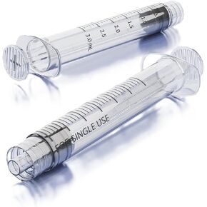 TURBA - 3ML 23G 1" Safety Needle & 18G 1" Blunt needle, 100 Count Pack, Sterile Pack - Screw On Tip - Individually Sealed -Disposable - with Clear Measurement Markings in Saudi Arabia