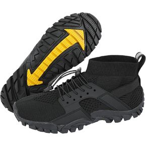 Men Women Water Hiking Shoes Barefoot Slip Resistant High Top Wading Shoes for Walking Fishing River Creek Kayaking