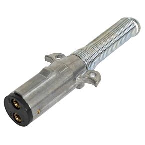 Buyers Products TC1012 2-Way Die-Cast Zinc Trailer Connector -Truck Side - Vertical Pin Arrangement , White