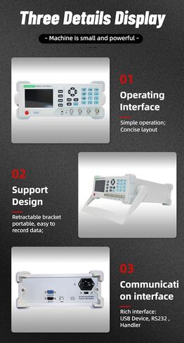 East Tester Desktop Electric Bridge ET4401/2/10 Resistance Impedance Capacitance Inductance Measure Instrument Digital LCR Meter (ET4410) in Saudi Arabia