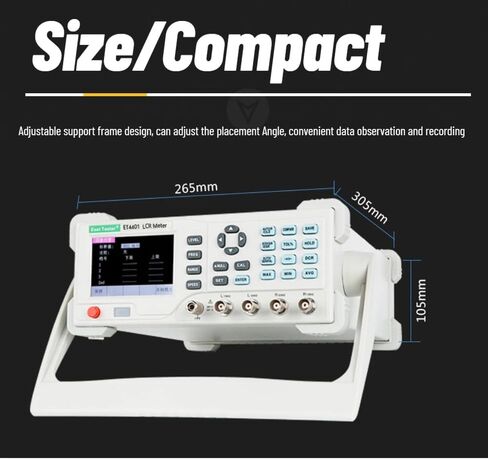 East Tester Desktop Electric Bridge ET4401/2/10 Resistance Impedance Capacitance Inductance Measure Instrument Digital LCR Meter (ET4410) in Saudi Arabia