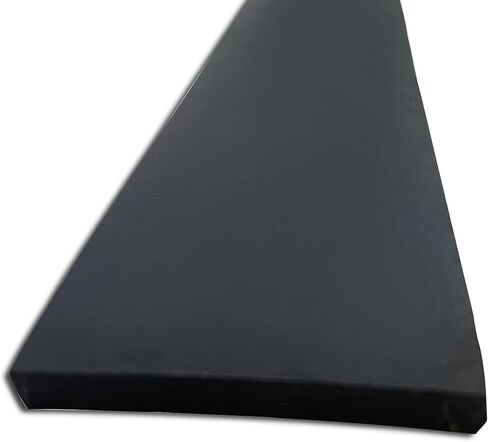 لوح مطاطي، نيوبرين، عرض المطاط 6 بوصات، طول المطاط 2 قدم، سمك المطاط 3/16 بوصة، 60 أمبير، دعم عادي in Kuwait