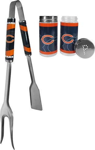 Siskiyou Sports NFL Chicago Bears Unisex 3 in 1 BBQ Tool and Season Shaker, Team Colors, One Size in Saudi Arabia