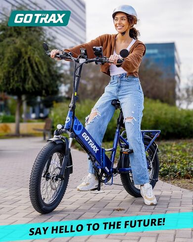Gotrax F2V2 20" Electric Bike, Max Range 55 Miles & 20Mph Power by 500W, LCD Display & 5 Pedal-Assist Levels, 7-Speed Gear& Front Shock Absorber for Adult Folding Bike with all Accessories Lock&Mirror in Saudi Arabia