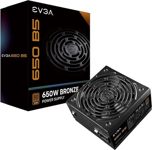 EVGA 750 B5, 80 Plus BRONZE 750W, Fully Modular, EVGA ECO Mode, 5 Year Warranty, Compact 150mm Size, Power Supply 220-B5-0750-V1 in Kuwait