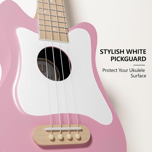 سوبرانو القيثارة، شكل أنيق مع مجموعة بيك جارد بيضاء من خشب التنوب مقاس 21.5 بوصة مع حقيبة أزعج، موالف رقمي، أوتار بديلة، 3 قطع جيتار، حزام، قماش، أخضر نعناعي، P005WGN in Kuwait