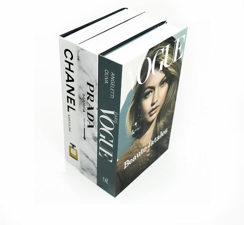 Chic Faux Book Set for Stylish Home Decor - Preppy Aesthetic Collection in Saudi Arabia