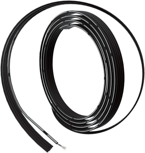 BNTECHGO 22 Gauge Silicone Ribbon Cable Flexible 6P Black 10 ft Flat Cable 22 AWG Stranded Tinned Copper Wire in Saudi Arabia