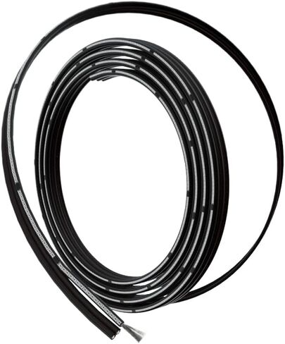 BNTECHGO 22 Gauge Silicone Ribbon Cable Flexible 6P Black 10 ft Flat Cable 22 AWG Stranded Tinned Copper Wire in Saudi Arabia
